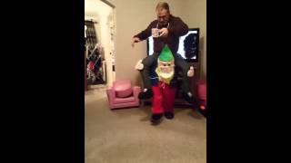 Hilarious man in gnome costume [upl. by Scevo]