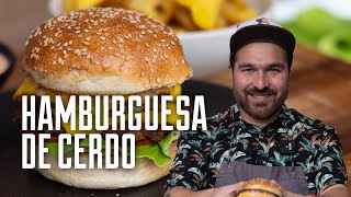 TE ENSEÑO A PREPARAR UNAS DELICIOSAS SMASH BURGERS DE CERDO [upl. by Darrell]