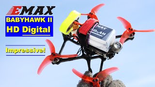 Under 250 gram EMAX Babyhawk II HD Digital is a very impressive FPV Drone [upl. by Liban]