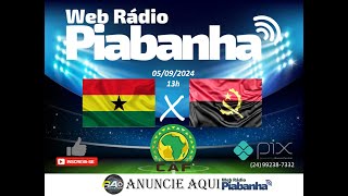 GANA X ANGOLA  NARRAÇÃO AO VIVO  ELIMINATÓRIAS DA COPA AFRICANA  05092024 [upl. by Eisle167]