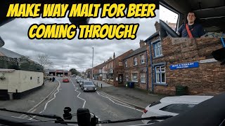 HGV Class 1 Daily Vlog  Loading Malt In Northallerton [upl. by Nyrhtac]