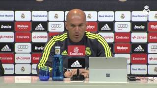 Zidane contestó a la prensa a un día del encuentro ante el Sevilla [upl. by Matt]