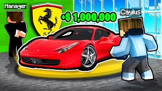 Stealing EVERY FERRARI From Dealership in MINECRAFT [upl. by Xineohp956]