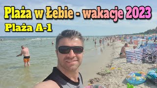 ŁEBA Plaża quotA1quot wejście 20 ul Leśna  Morze Bałtyckie  Polska jest piękna 7072023 1140 [upl. by Peta347]