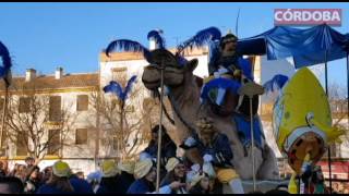 Salida de la cabalgata de los Reyes Magos en Córdoba 2017 [upl. by Mehs]