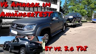 Verbrauch bei 5t Zuggewicht  Teil2 Verbrauch Anhängerbetrieb  Der VW Amarok V6 Diesel [upl. by Dessma97]