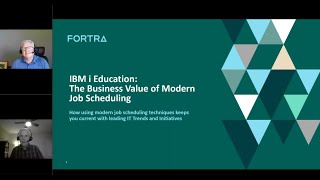 Robot  IBM i Education The Business Value of Modern Job Scheduling [upl. by Lanette]