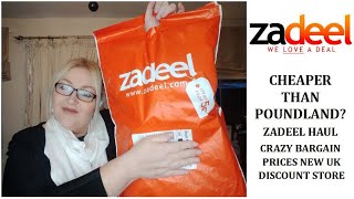 CHEAPER THAN POUNDLAND ZADEEL HAUL CRAZY BARGAIN PRICES NEW UK DISCOUNT STORE [upl. by Nirat]