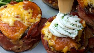 Easy And Cheesy STUFFED MUSHROOMS BONUS Recipe [upl. by Okiam919]