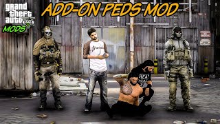 GTA5 with AddOn Ped Modhow to install gtav addon peds modLEGENDGUYGAMER22 [upl. by Duhl]