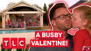 The Busby Quints Celebrate Valentines Day With Their Dad  OutDaughtered [upl. by Nela]