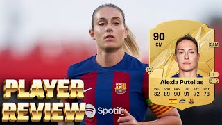 ¡QUE BUENA ES ALEXIA REVIEW ALEXIA PUTELLAS 90 EAFC 25 [upl. by Takara]