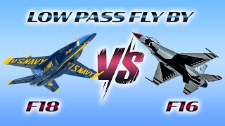 Speed Runs F16 VS F18  DCS [upl. by Mylan]