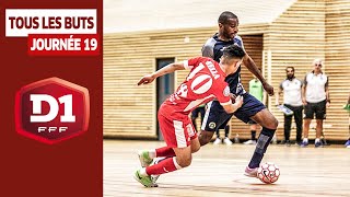 D1 Futsal Journée 19 Tous les buts [upl. by Assadah]