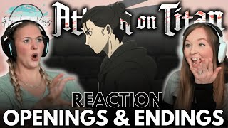 Attempting To Rank  ATTACK ON TITAN  ALL OPs amp EDs Reaction [upl. by Enneirb579]