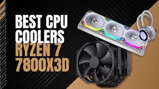 Ultimate Cooling Showdown 5 Top CPU Coolers for Ryzen 7 7800X3D [upl. by Ahsina]