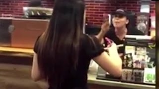 Starbucks employee loses job after berating customer [upl. by Emarej]