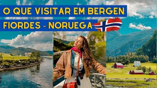 O que visitar em Bergen  Passeio para conhecer Fiorde e cachoeira na Noruega  Dicas de Turismo [upl. by Gemma]