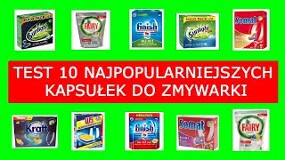 Test 10 Najlepszych Tabletek do Zmywarek Które kapsułki są najlepsze [upl. by Eirffej]