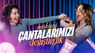 MAKYAJ ÇANTALARIMIZI DEĞİŞTİRDİK  wPelinBerk [upl. by Ettennig]