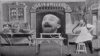 L´HOMME A LA TÊTE DE CAOUTCHOUC  The Man with the Rubber Head  1901 Georges Melies HD [upl. by Garry]