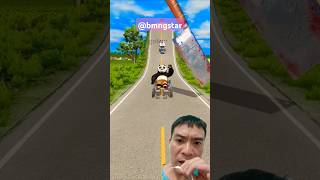 Xe Gấu Trúc Qua An Toàn spiderman beamingdrive automobile beamngaccidents games [upl. by Krystle]