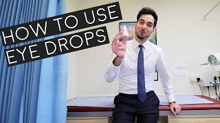 How To Use Eye Drops 2018 [upl. by Yentirb]