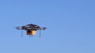 Minidrones para entregas de Amazon [upl. by Elvina]