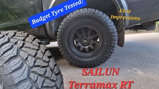 Tyre Tested Pt 1  Sailun Terramax RT  Take a closer look [upl. by Ardnuahsal]