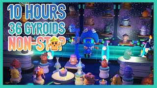 10 HOURS  ALL 36 GYROIDS SINGING Animal Crossing New Horizons Study Exam Background LoFi Music [upl. by Tterej]