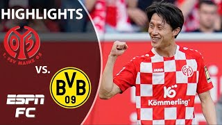 Mainz vs Borussia Dortmund  Bundesliga Highlights  ESPN FC [upl. by Oigimer885]