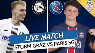 🔴🔵 STURM GRAZ  PSG LIVE  🔥ALLEZ PARIS  🚨ENFIN LE RETOUR DU PSG  LES DEBUTS DE NEVES  AMICAL [upl. by Ecnesse]