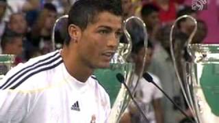 Presentacion de Cristiano Ronaldo desata la locura en Madrid [upl. by Merp]