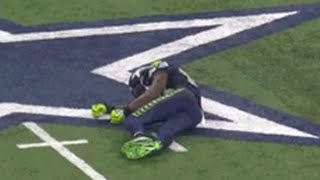 Ricardo Lockette Injury Injured Collision Collides Knocked Out Hit Carted Off Field [upl. by Aylsworth233]