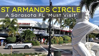 Sarasota Florida  St Armands Circle  A Sarasota Must Visit Destination [upl. by Schellens]