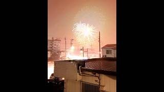 NATSU ASOBU  花火と雨と雷と August 17 2024 花火大会 雨 雷 gopro japan fireworks [upl. by Naxor]