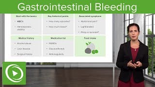 Gastrointestinal Bleeding GI Bleed – Emergency Medicine  Lecturio [upl. by Querida]