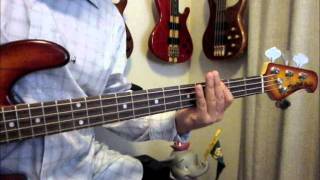 Kurtis Blow  Christmas Rappin Bass Lesson and Tabulature [upl. by Inaffyt]