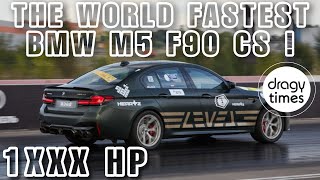 THE WORLD🌍 FASTEST BMW M5 F90CS  14 Mile in 859 sec with 257 kmh [upl. by Areema]