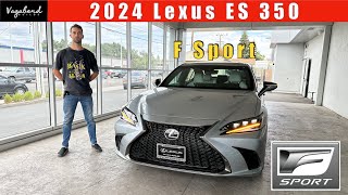 The slightly redesigned F Sport 2024 Lexus ES 350 [upl. by Tish168]