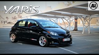 TOYOTA YARIS  STANCE [upl. by Aitercul]