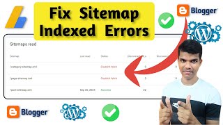 Fix Sitemap Indexed Errors On Your Blog Or Website 2024 [upl. by Esylla]