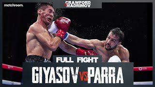 Shakhram Giyasov Vs Miguel Parra Full Fight Crawford Vs Madrimov Workout [upl. by Navarro]