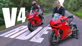 Owning a Ducati Panigale V4 2019 First ride review of Ducatis latest 214bhp V4 Superbike [upl. by Linders]