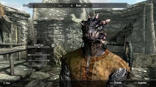 SkyrimCharacter creation How to make your Argonian look like a dragon [upl. by Lehpar]