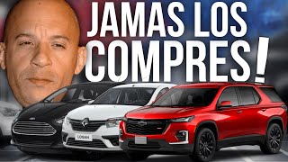 🤮 LOS PEORES AUTOS y SUV QUE PUEDES COMPRAR NO SON CONFIABLES [upl. by Parry]