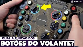 Qual a FUNÇÃO dos BOTÕES do VOLANTE da FÓRMULA 1 🏎️🔍👨‍🔧 [upl. by Nosiddam]