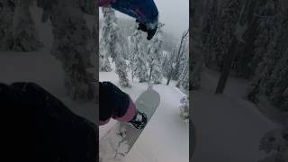 Riding the CAPITA Mega mercury POV snowboardingisfun montana snowboarding ⛽️ ❄️ 🏄‍♂️ [upl. by Tamberg]