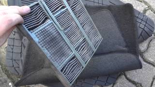 Replacing Cabin  Air Conditioning Filter on my 1998 Toyota Corolla G6R [upl. by Ilojna]