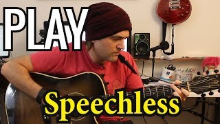 How to play Speechless on guitar by Dan  Shay [upl. by Lehcar799]